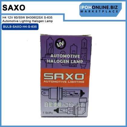SAXO H4 12V 60/55W B430602SX S-635 Automotive Lighting Halogen Lamp